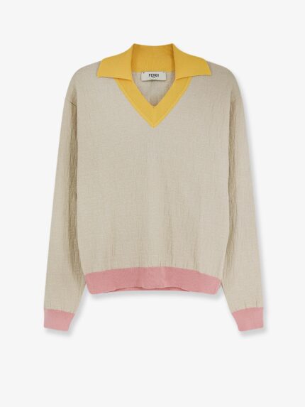 Fendi Cotton And Silk Sweater