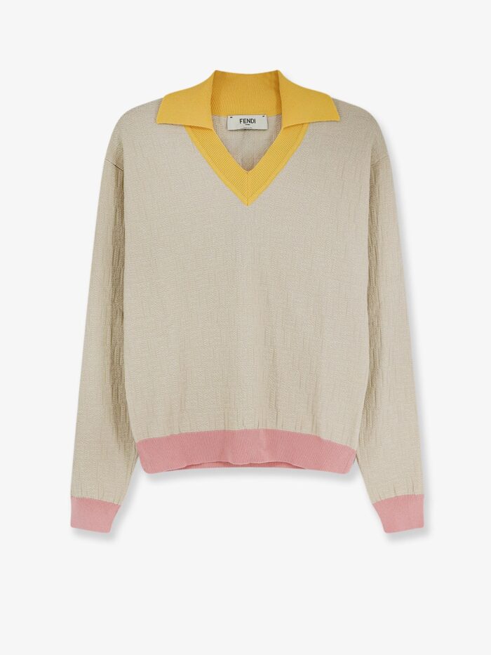 Fendi Cotton And Silk Sweater