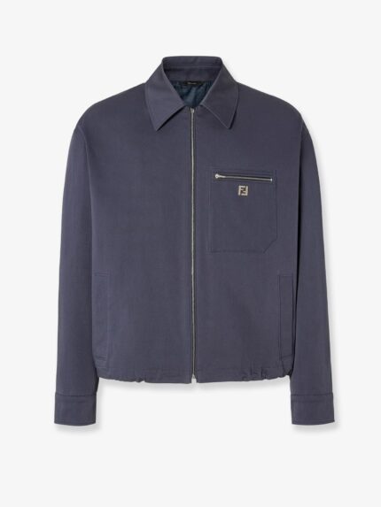 Fendi Cotton Jacket With FF Detail
