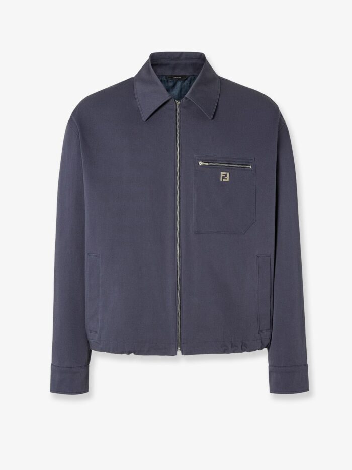 Fendi Cotton Jacket With FF Detail