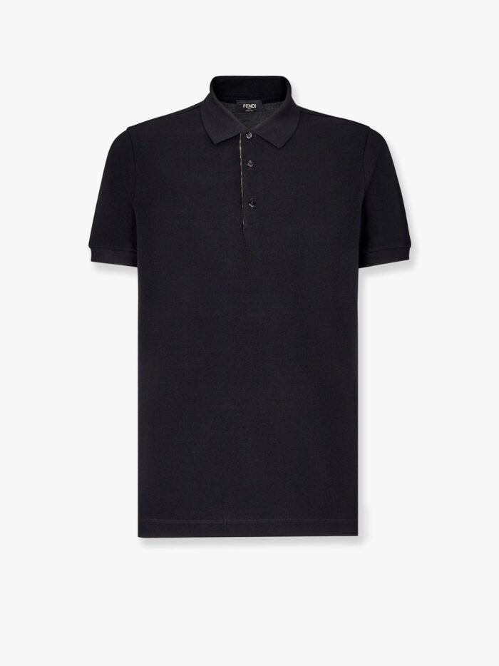 Fendi Cotton Piquet Polo Shirt