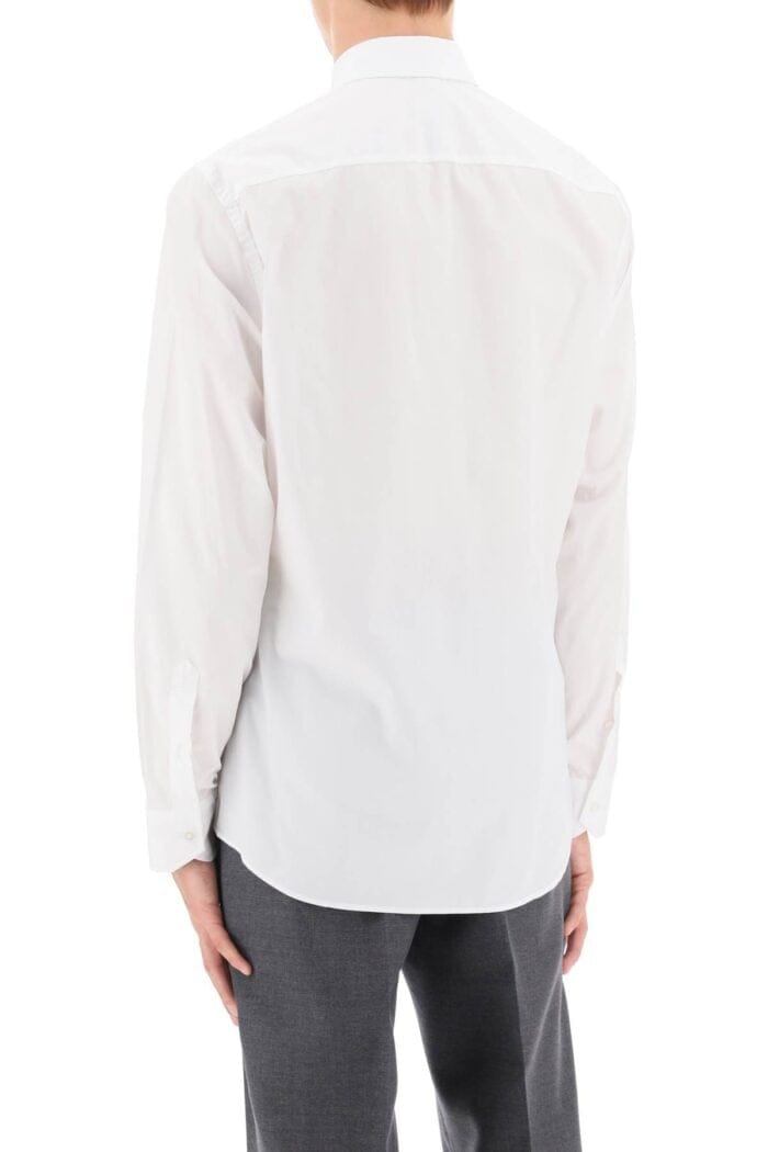 Fendi Cotton Shirt With Embroidered Detail