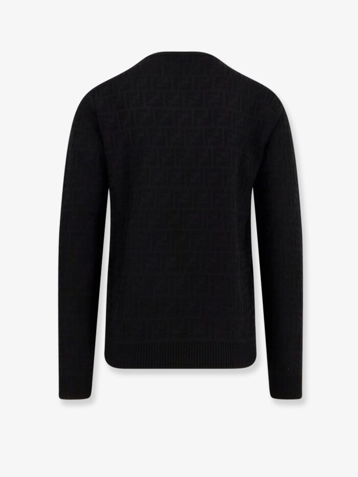 Fendi Cotton Sweater With FF Jacquard Effect