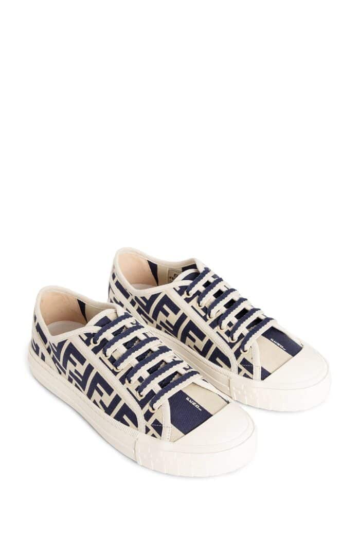 FENDI Domino Canvas Sneakers