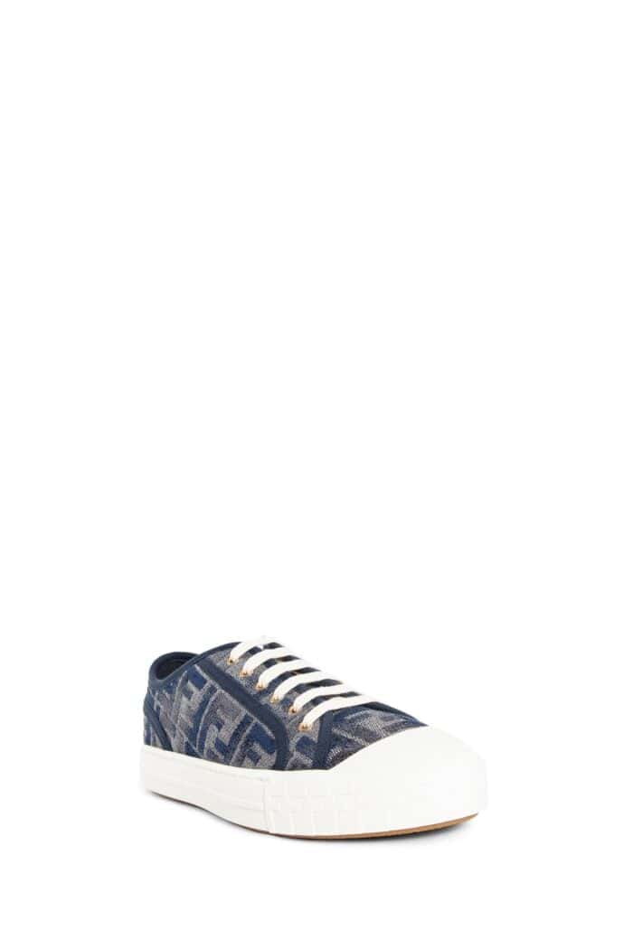 FENDI Domino Ff Denim Low-Tops Sneakers