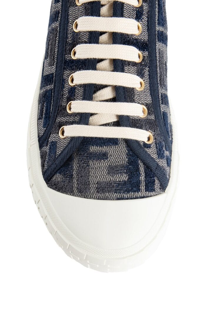 FENDI Domino Ff Denim Low-Tops Sneakers