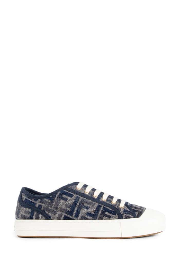 FENDI Domino Ff Denim Low-Tops Sneakers