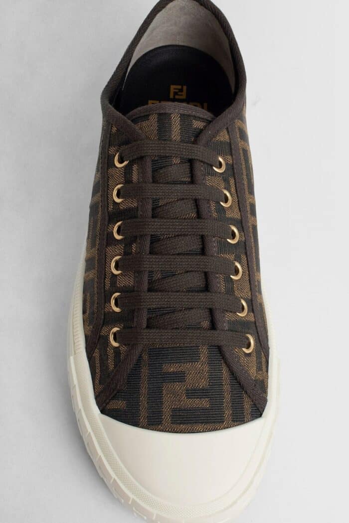 FENDI Domino Ff Fabric Low-tops