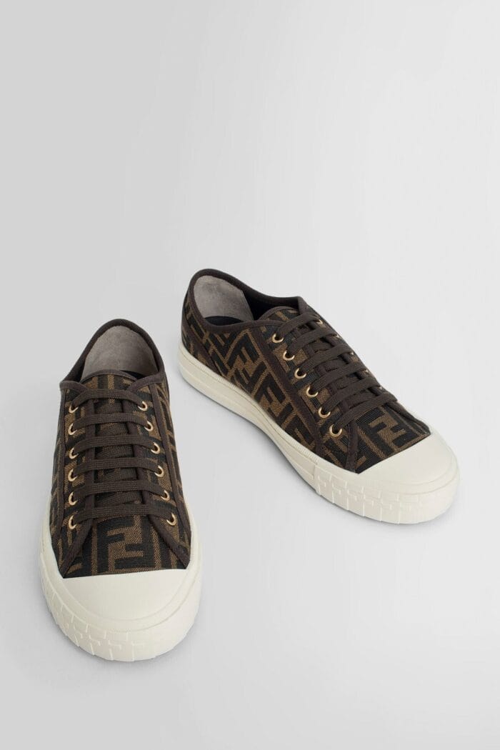 FENDI Domino Ff Fabric Low-tops