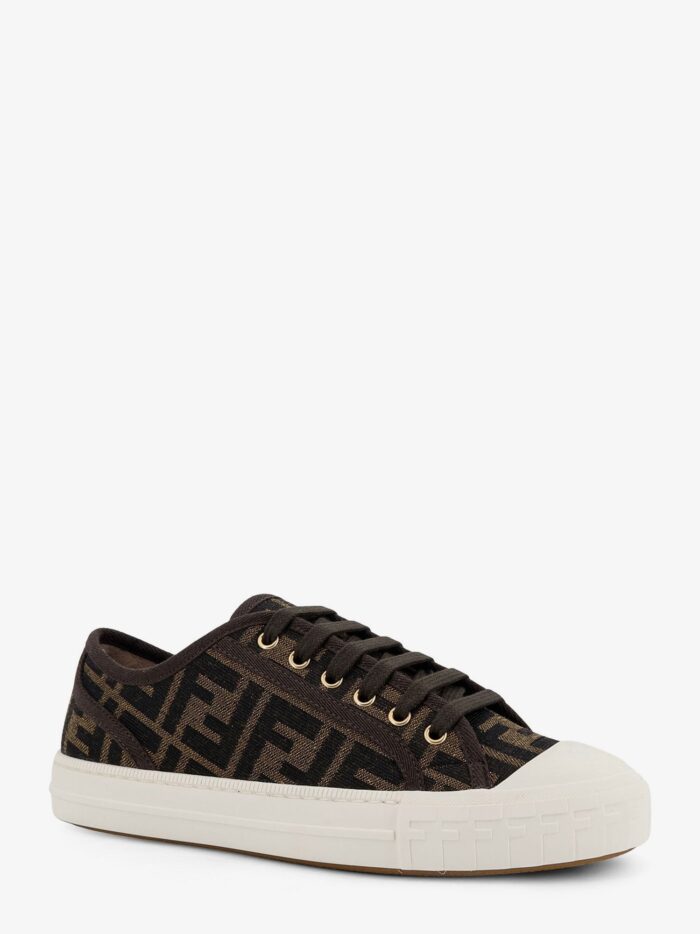 Fendi Domino FF Jacquard Fabric Sneakers
