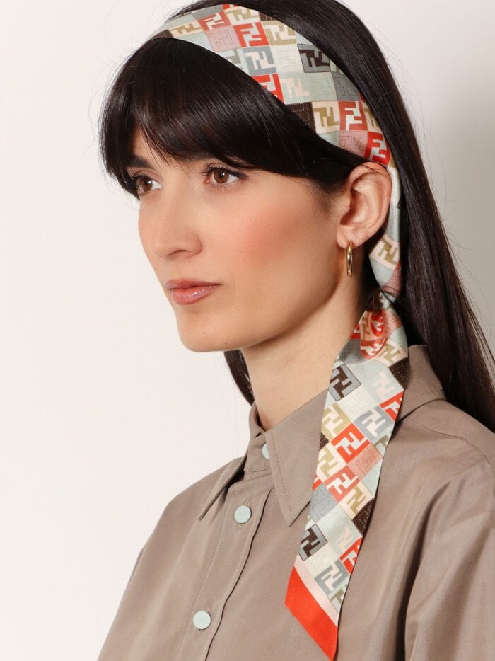 Fendi Double-face Silk Wrappy