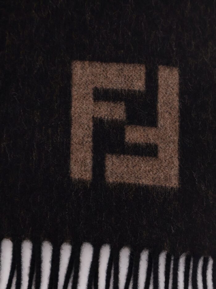Fendi Double FF Wool And Cashmere Scarf