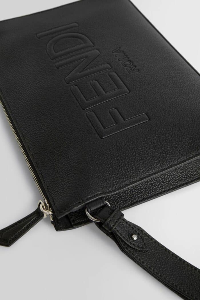 FENDI Embossed Logo Pouch