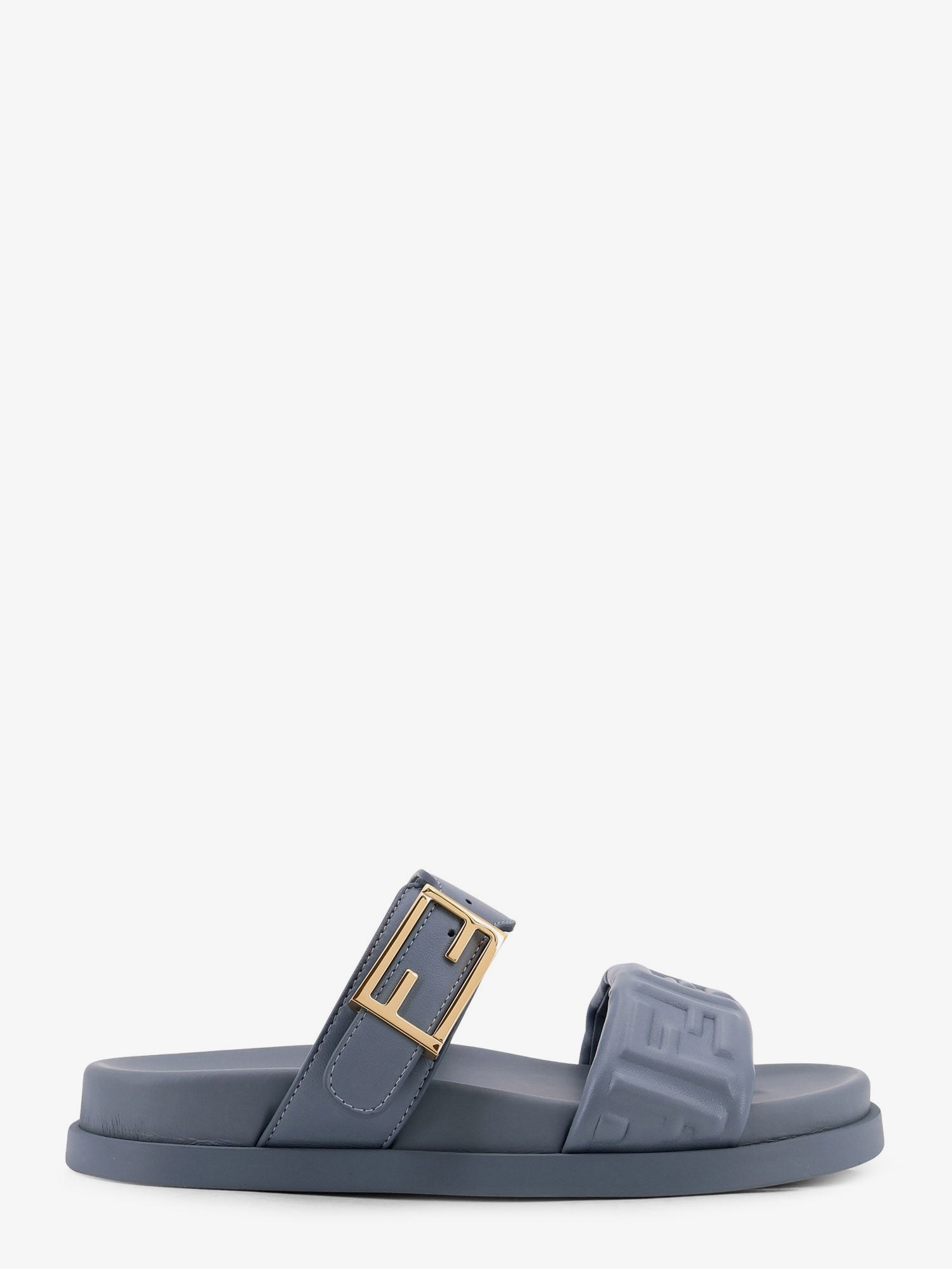 Fendi Feel Low Leather Sandals