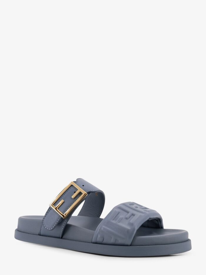 Fendi Feel Low Leather Sandals