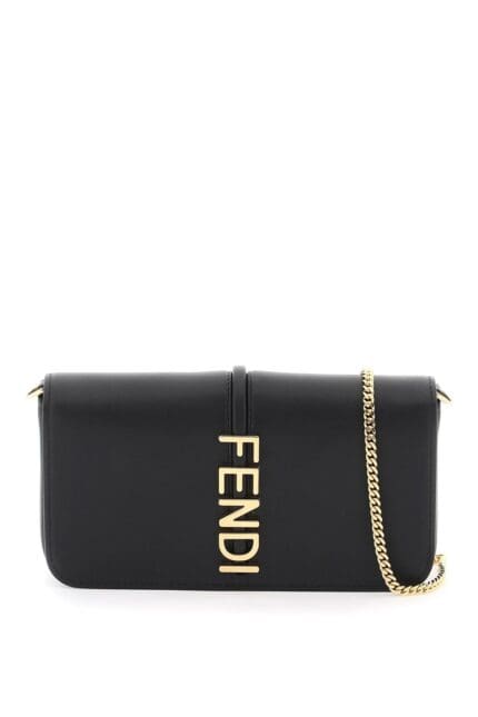 FENDI Fendigraphy Mini Shoulder Bag With
