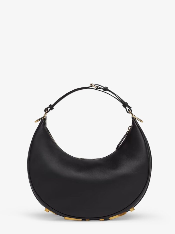 Fendi Fendigraphy Small Leather Hobo Bag