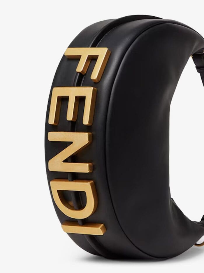 Fendi Fendigraphy Small Leather Hobo Bag