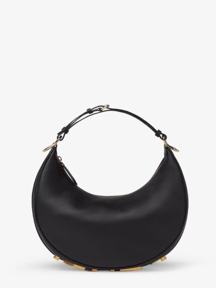 Fendi Fendigraphy Small Leather Hobo Bag