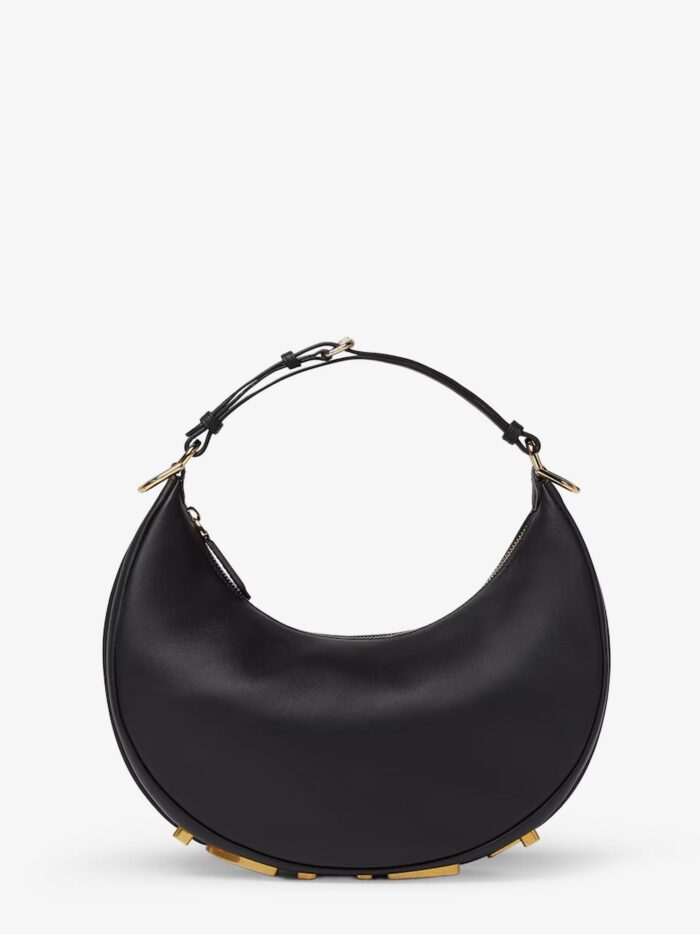 Fendi Fendigraphy Small Leather Hobo Bag