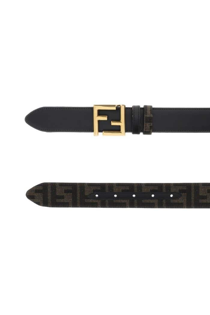 Fendi Ff Buckle Reversible Belt