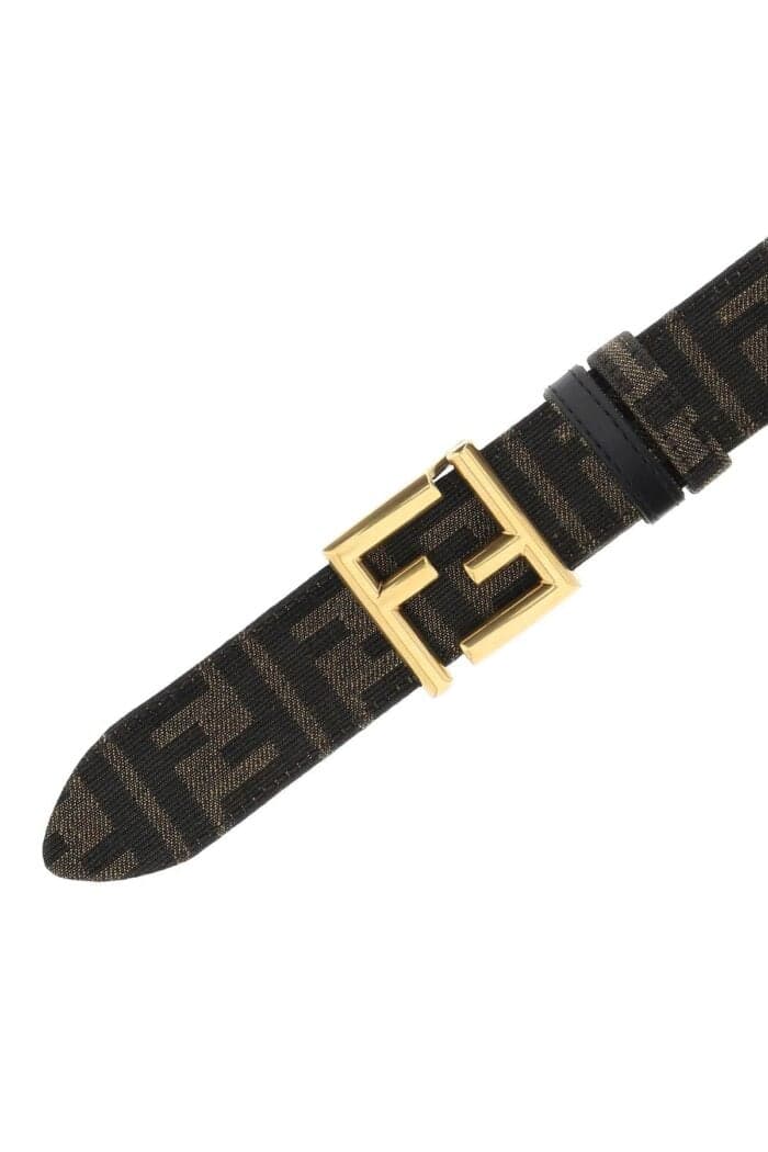 Fendi Ff Buckle Reversible Belt