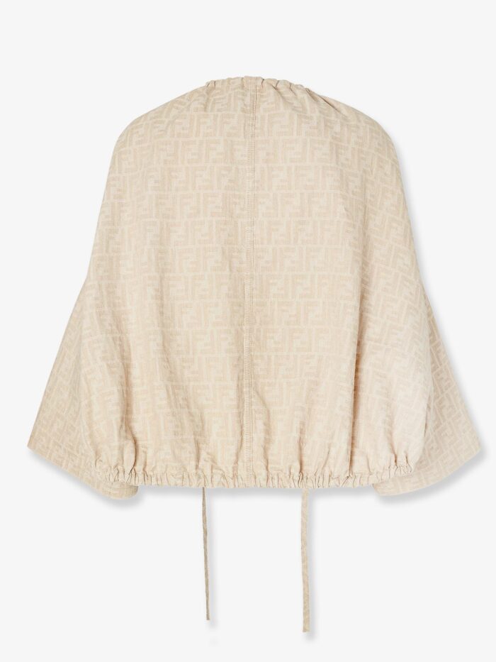 Fendi FF Cotton And Linen Jacket