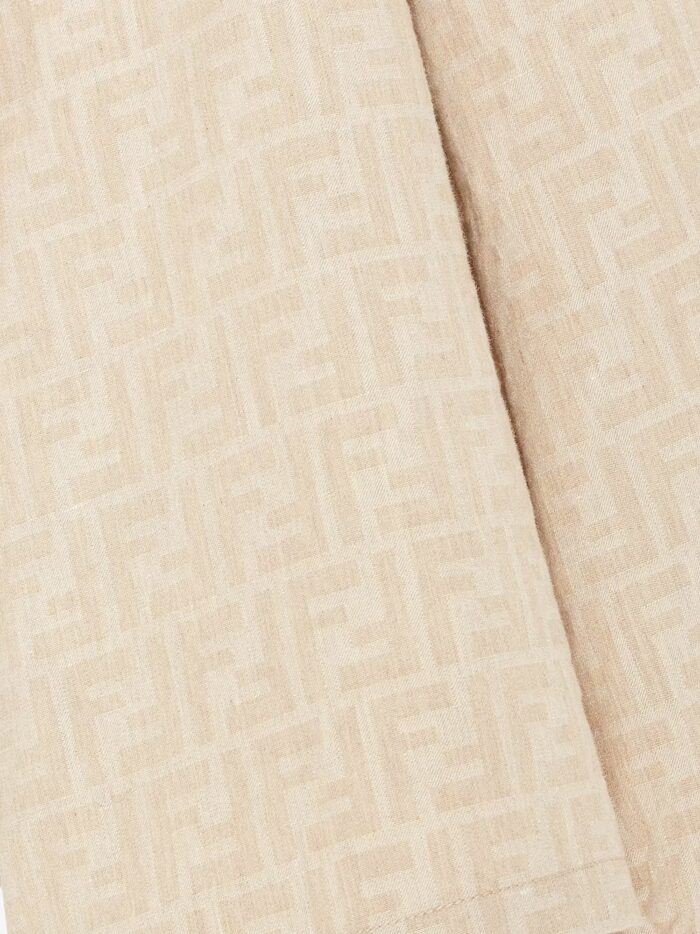 Fendi FF Cotton And Linen Jacket