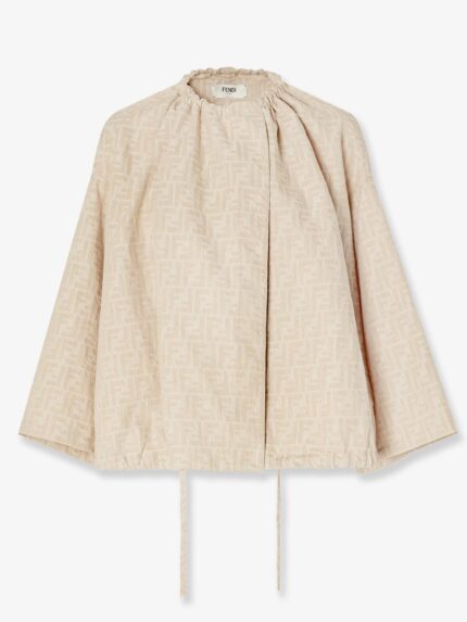 Fendi FF Cotton And Linen Jacket