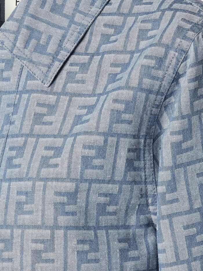 Fendi FF Cotton And Linen Shirt/jacket