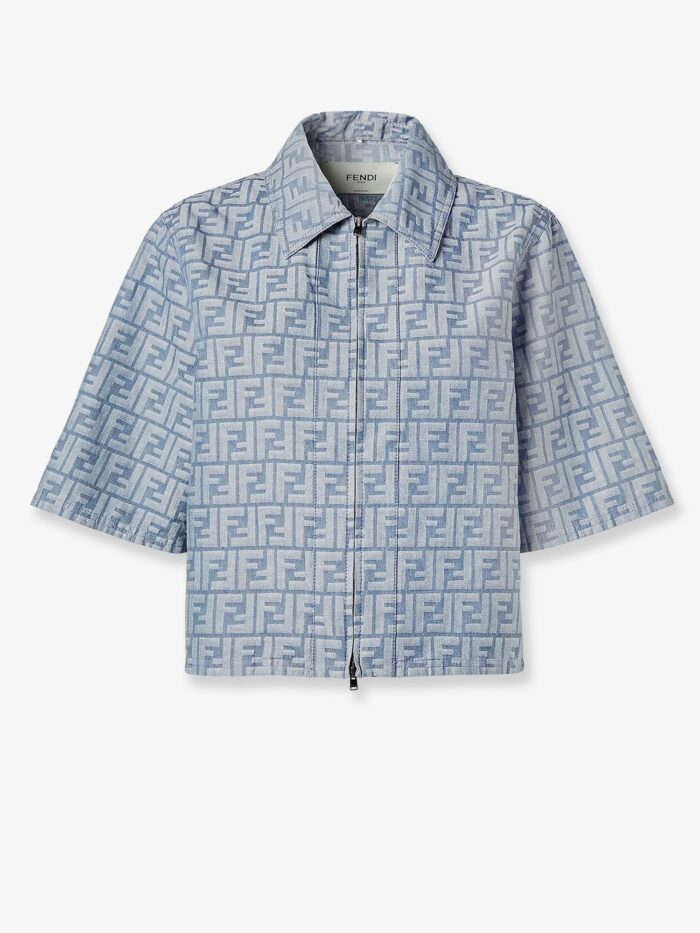 Fendi FF Cotton And Linen Shirt/jacket