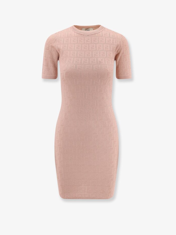 Fendi FF Cotton And Viscose Dress