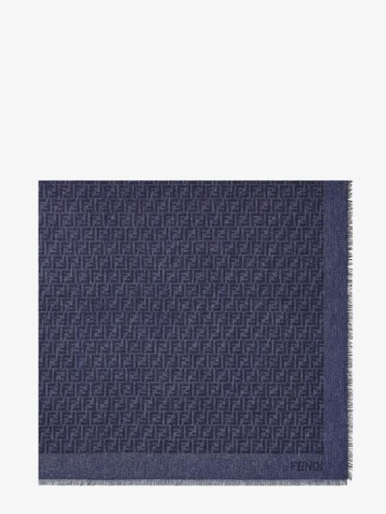 Fendi FF Cotton And Wool Shawl