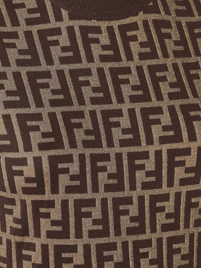 Fendi FF Cotton Blend Dress