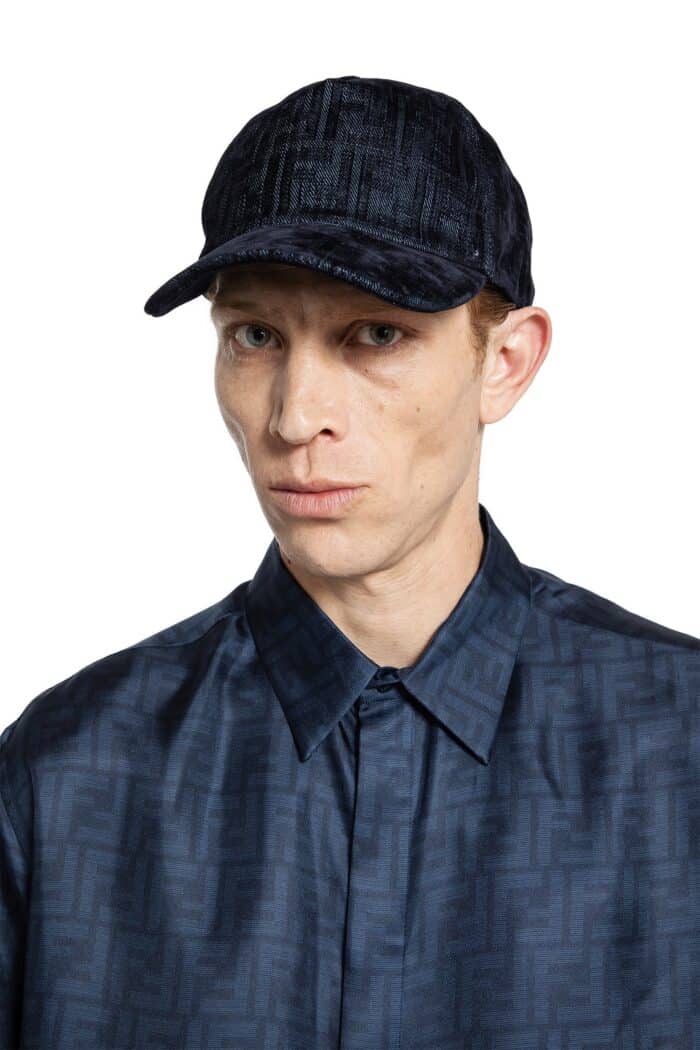 FENDI Ff Denim Baseball Cap