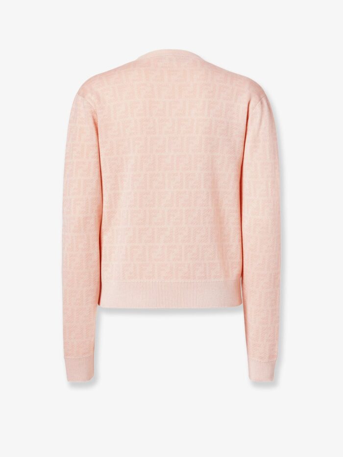 Fendi FF Denim Knit Cardigan