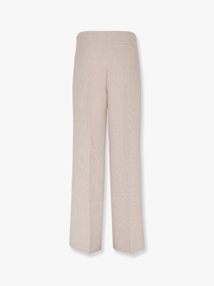 Fendi Ff Diagonal 3d Wool Trouser
