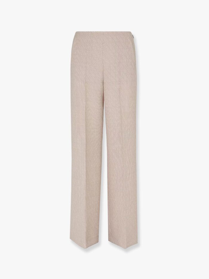 Fendi Ff Diagonal 3d Wool Trouser