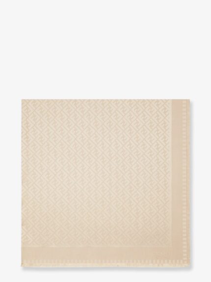 Fendi FF Jacquard Cotton Shawl