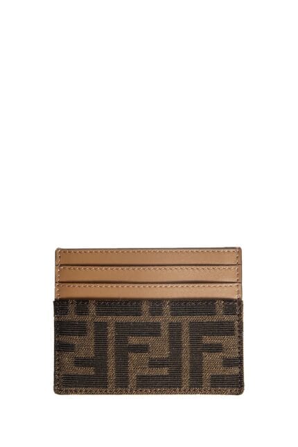 FENDI Ff Jacquard Diamond Card Holder