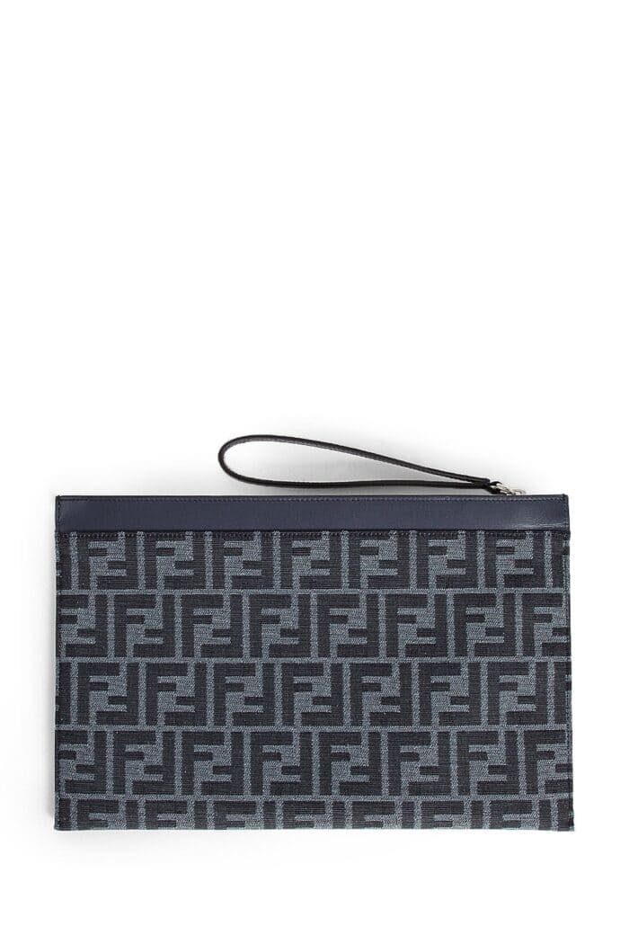 FENDI Ff Jacquard Flat Medium Pouch