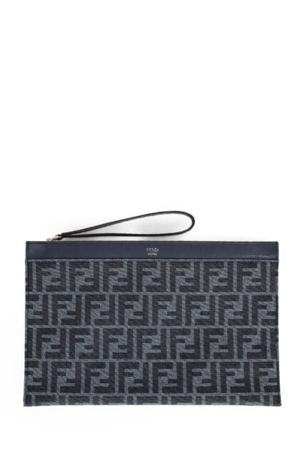 FENDI Ff Jacquard Flat Medium Pouch