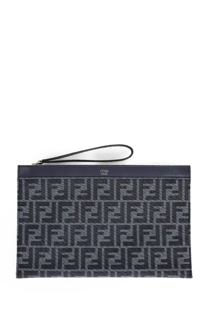 FENDI Ff Jacquard Flat Medium Pouch