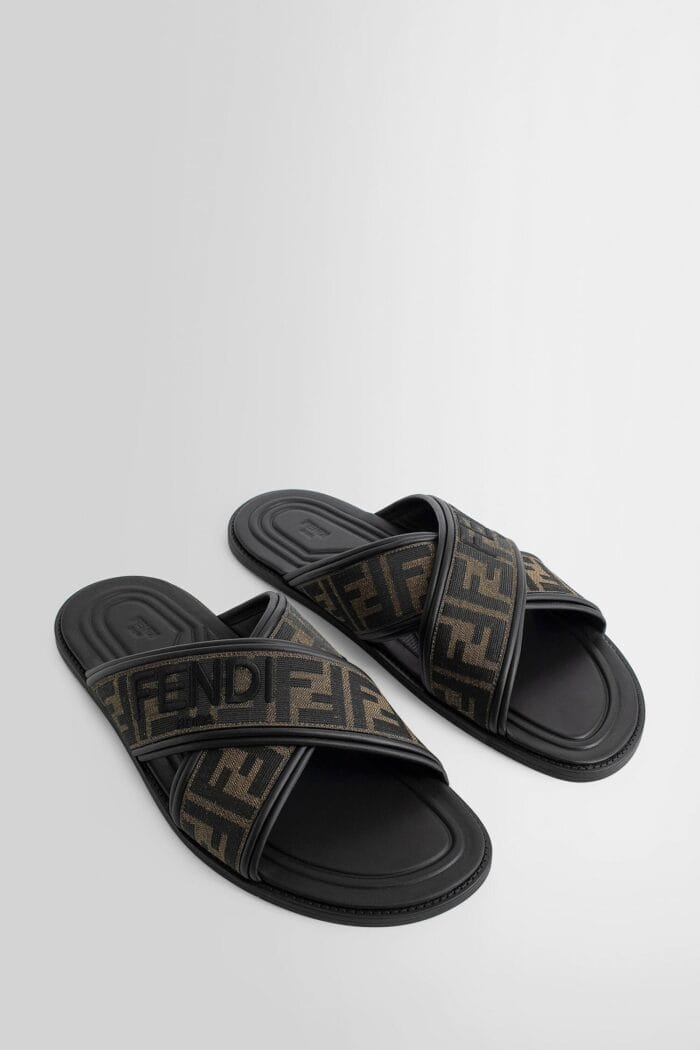 FENDI Ff Jacquard Slides