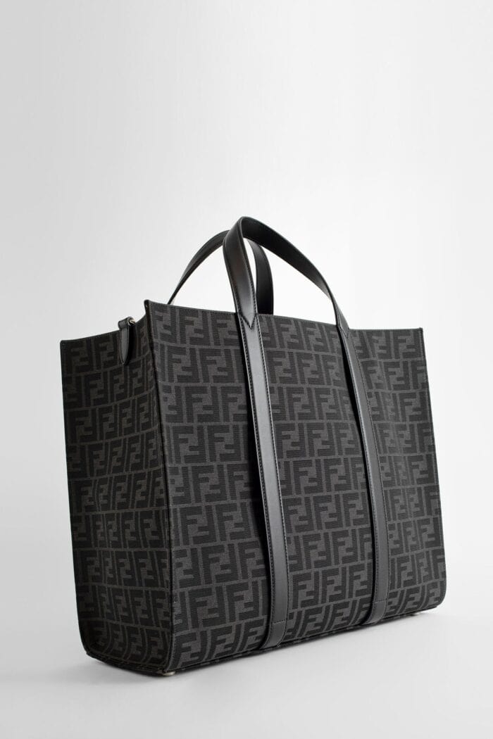 FENDI Ff Jaquard Fabric Shopper Bag