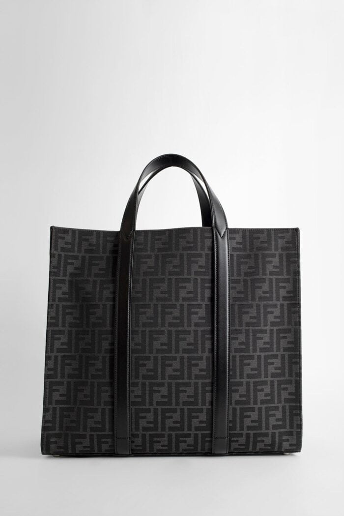 FENDI Ff Jaquard Fabric Shopper Bag