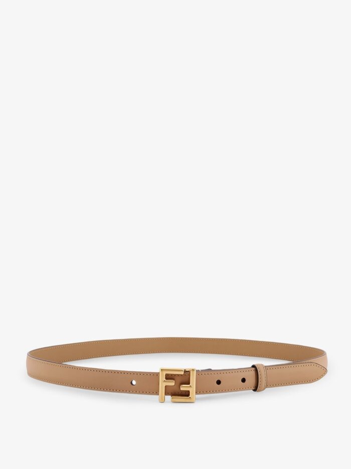 Fendi FF Leather Belt