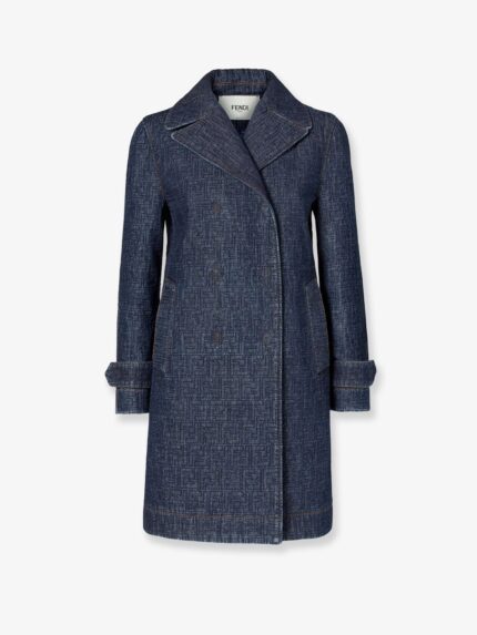 Fendi FF Padded Denim Caban