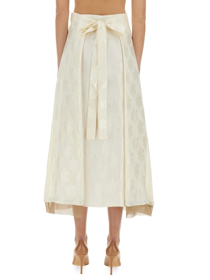Fendi FF SILK SKIRT