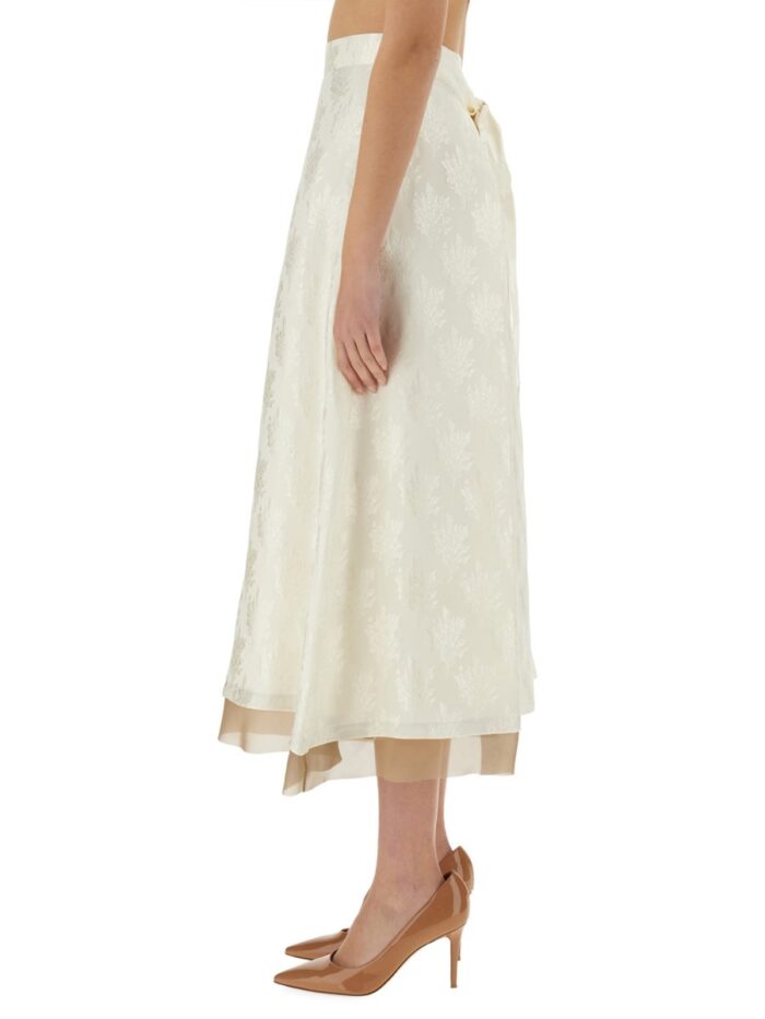 Fendi FF SILK SKIRT